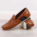 Leather loafers Bugatti M JJ153094 brown (43)