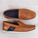 Leather loafers Bugatti M JJ153094 brown (43)