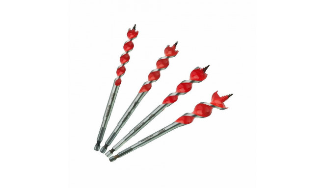 MILWAUKEE WOOD AUGER SPEED KPL.4cz 13/16/20/25* 165mm HEX 1/4". SELF-SLIDING SWITCHBLADE