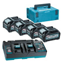 MAKITA POWER SUPPLY KIT 40V 4x4.0Ah XGT (BL4040x4+DC40RB) (UN3480)