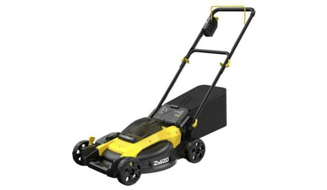 Aku lawn mower. with mulching function