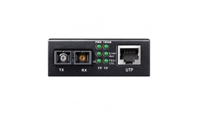 Cudy MC100GSB-60A network media converter 1000 Mbit/s Multi-mode, Single-mode Black