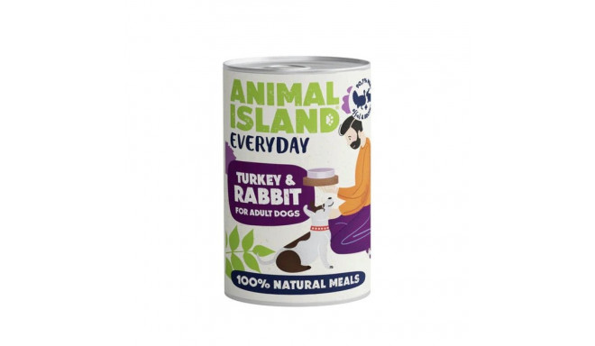 ANIMAL ISLAND Everyday Turkey and rabbit - wet dog food - 400g