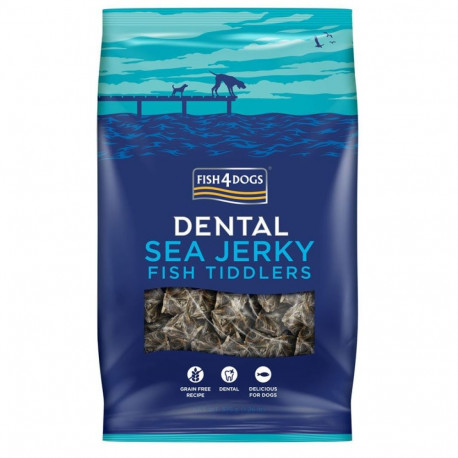 FISH4DOGS Dental Sea Jerky Fish Tiddlers koera maius 575g