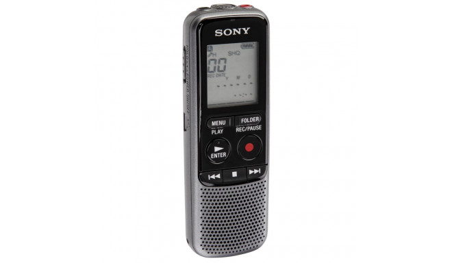 Sony ICD-PX240 Black, Grey, MP3 playback, LCD Display, MAX. RECORDING TIME MP3 8KBPS (MONAURAL)1043 