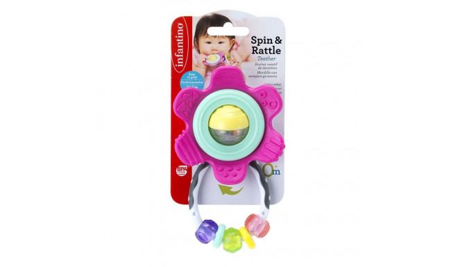 INFANTINO Spin & rattle teether, ass