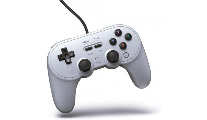 8Bitdo Pro 2 Grey USB Gamepad Analogue / Digital Android, Nintendo Switch, Nintendo Switch Lite, PC,