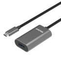 UNITEK U304A USB cable USB 3.2 Gen 1 (3.1 Gen 1) 5 m USB C USB A Grey