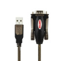 UNITEK Y-105A serial cable Black 1.5 m USB Type-A DB-9