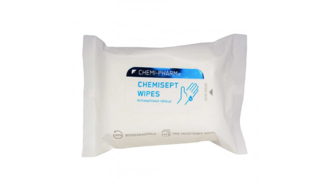 Wipes for hands moistened antibacterial CHEMI-PHARM Chemisept, 24 pcs