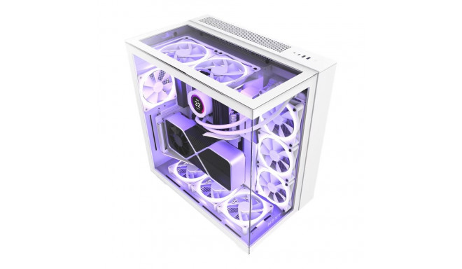 NZXT PC case H9 Elite Midi tower window white