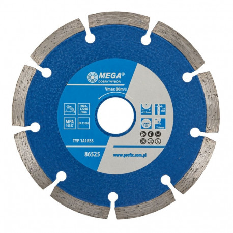 Teemantketas segmenteeritud ehitusmaterjalidele 125*2.0*7.7*22.2