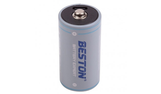 Battery C rechargeable with USB-C socket, 1.5V, 2300mAh, Li-Ion
