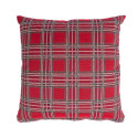 Pillow HOLLY 45x45cm, red square