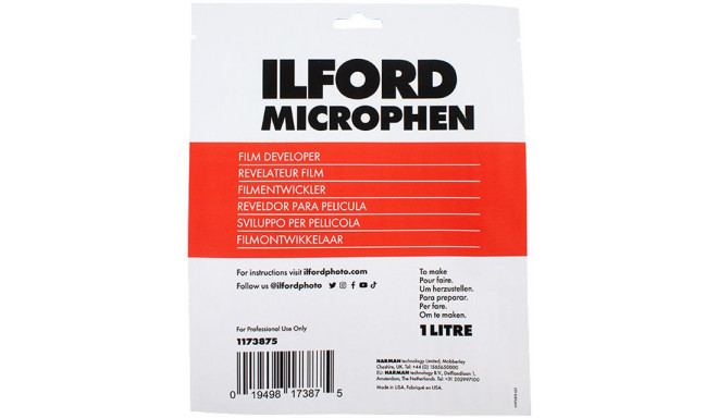 Ilford filmu attīstītājs Microphen 1L (1173875)