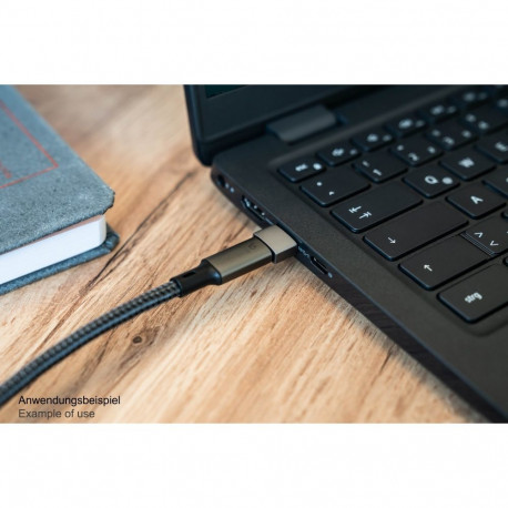 "GoodConnections USB-A 2.0 > USB-C (ST-BU) Adapter Grau"