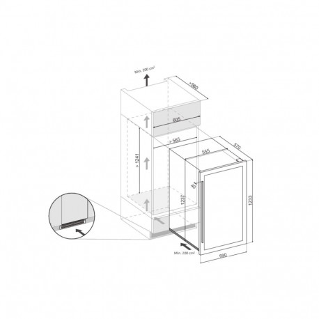 Wine cooler Dunavox