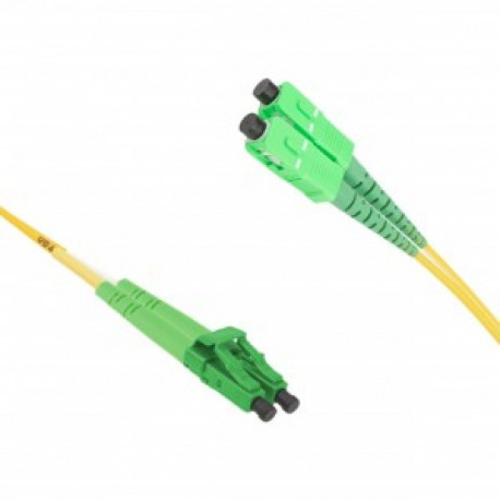 FO jätkukaabel singlemode LC/APC-SC/APC duplex 1.0m