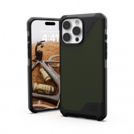 Kaitseümbris Metropolis LT, Apple iPhone 16 Pro Max, Kevlar oliivroheline, MagSafe, Urban Armor Gear