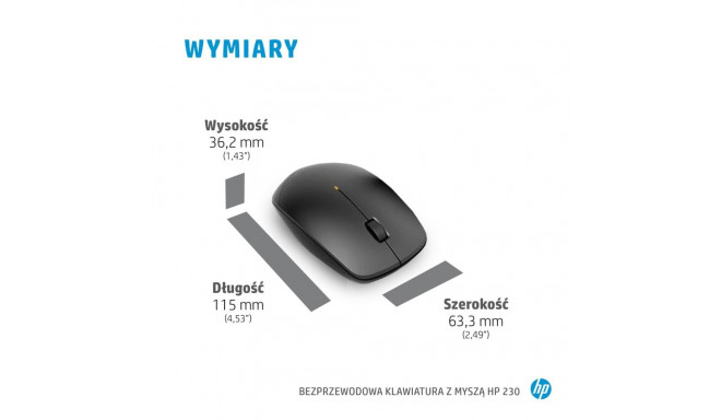 HP 230 Wireless Mouse and Keyboard Combo