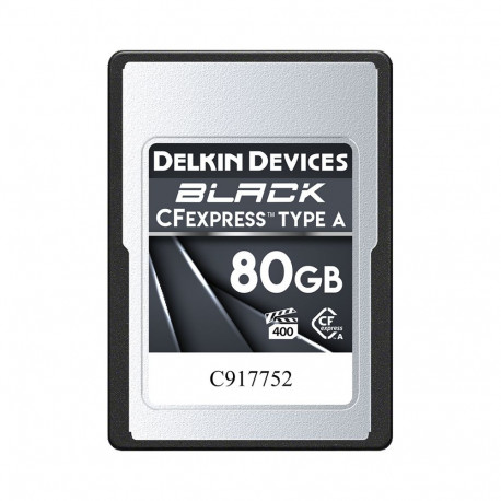 Delkin CFexpress BLACK | Type A | VPG400, R880/W730 / 80GB
