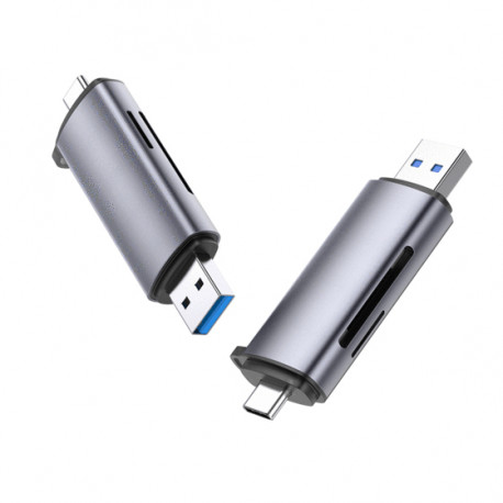 Urgeen mälukaardilugeja microSD SD USB 3.0/USB-C OTG