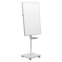 Loengutahvel NOBO MoveMeet Easel Steel WB 700x1000mm, valge, magnetiline, marker ja tarvikute alus/ 