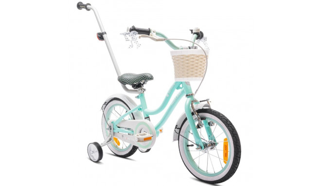 Rower 14 cali Heart bike - miętowy