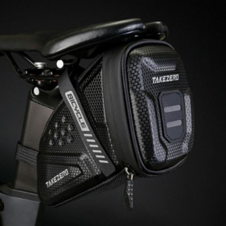 TAKEZERO TZ07 saddlebag/bag, bike holder, black