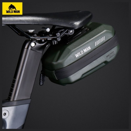 WILDMAN GD700 saddlebag/case/bike holder green