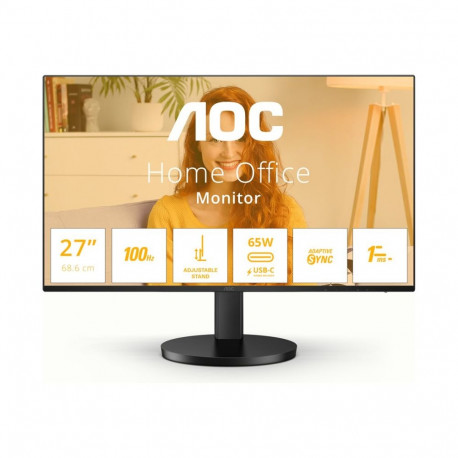 AOC | Q27B3CF2 | 27 " | IPS | QHD | 16:9 | 100 Hz | 1 ms | 2560 x 1440 pixels | 350 cd/m² | HDMI por
