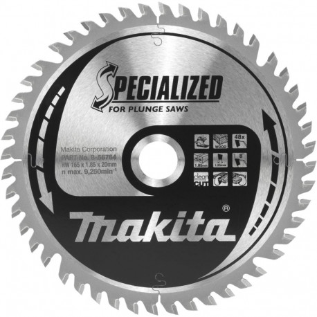 Lõikeketas MAKITA 48T 165x20x1.85mm