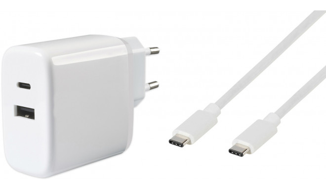 Vivanco laadija USB-C - USB-A 65W 1m (62773) (avatud pakend)
