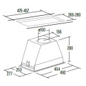 CATA | Hood | GL 45 X /C | Canopy | Energy efficiency class A | Width 50 cm | 820 m³/h | Touch | Eco