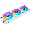 "140mm Thermaltake CT140 EX Reverse ARGB Sync PC Cooling Fan White 3 Fan Pack"