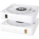 "120mm Thermaltake CT120 EX Reverse ARGB Sync PC Cooling Fan White 3 Fan Pack"