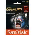 SanDisk memory card SDXC 128GB Extreme Pro 95MB/s V30