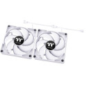 "140mm Thermaltake CT140 PC Cooling Fan White 500-1500rpm - 2Pack"