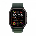 Watch Ultra 2 GPS + Cellular 49 mm Black Titanium Case with Dark Green Alpine Loop - Small