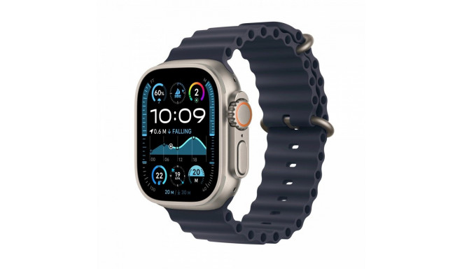 Watch Ultra 2 GPS + Cellular 49 mm Natural Titanium Case with Navy Ocean Band