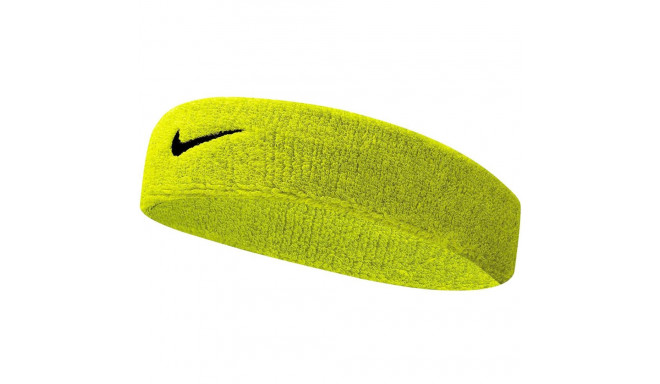 Opaska na głowę Nike Swoosh limonka NNN07710