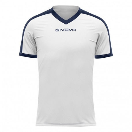 Givova särk Revolution Interlock MAC04 0304 2XL, valge-tumesinine