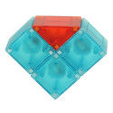 3D konstruktsioon magnetilised tellised LED helendavad 32 el.