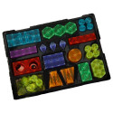 3D konstruktsioon magnetilised tellised LED helendavad 134 el.