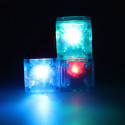 3D konstruktsioon magnetilised tellised LED helendavad 64 tükki