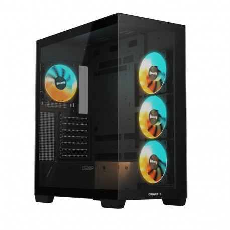 GIGABYTE midi-tornikorpus C500 panoraamne stealth, must