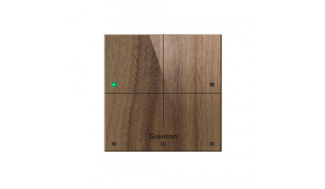 GRENTON TOUCH PANEL/ 4 TOUCH FIELDS/ TF-BUS/ DARK WOODEN FRONT