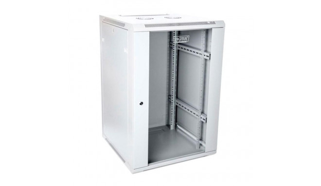 Digitus DN-W19 15U/600 seinapealne rack-kapp helehall