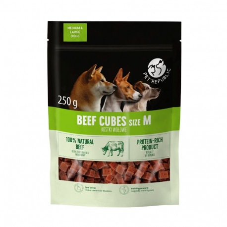 PETREPUBLIC veiselihakuubikud M koeramaius 250g