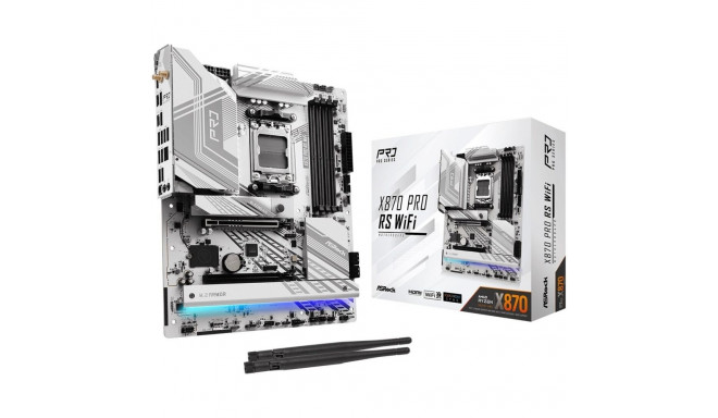 ASRock X870 Pro RS WiFi emaplaat